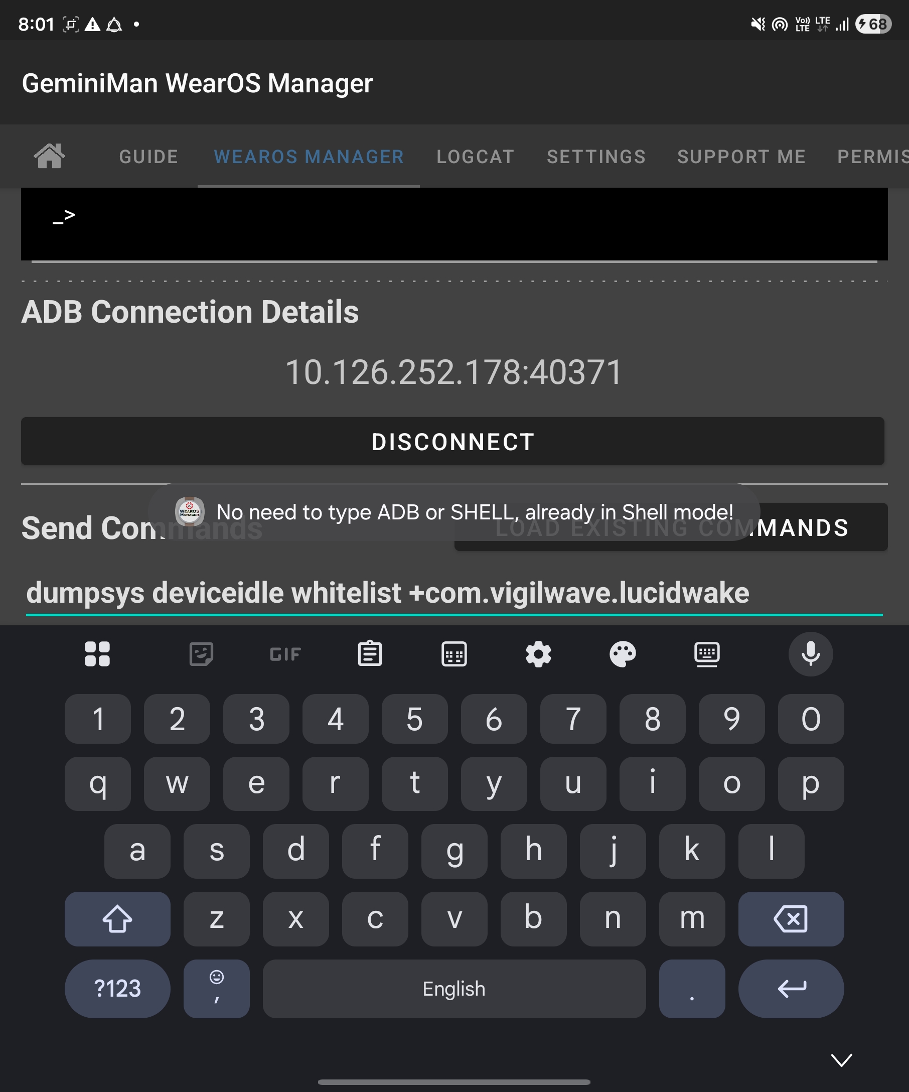 Command auto converted